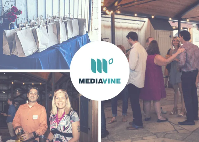 A collage of various Mediavine event attendees.