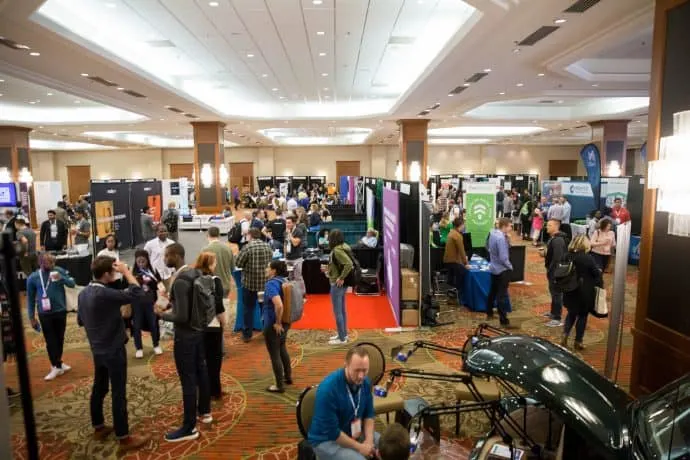 The show room at FinCon Dallas 2017.