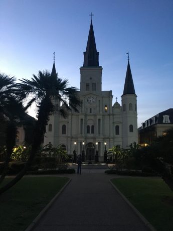 The St. Louis Cathedral in New Orleans, LA.