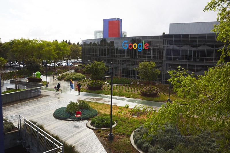 Google's Mountain View, CA campus.