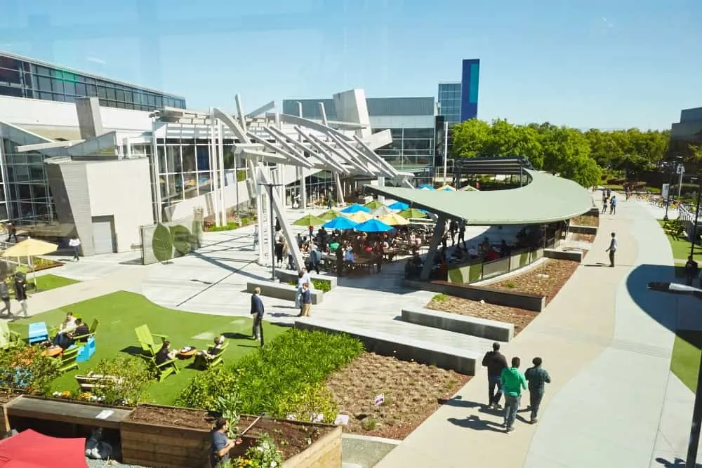 Google's Mountain View, CA campus.