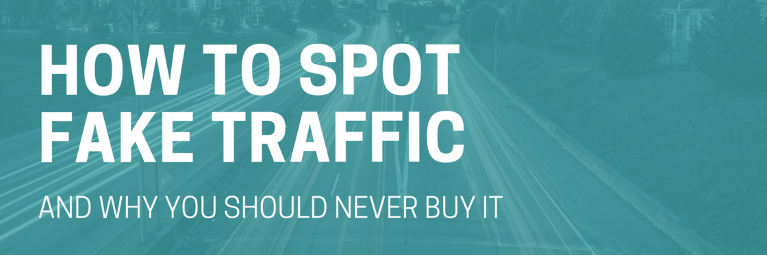 FAKE TRAFFIC: HOW TO SPOT IT