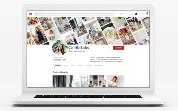 Pinterest's latest profile updates provide more customization. Great for attracting new followers!