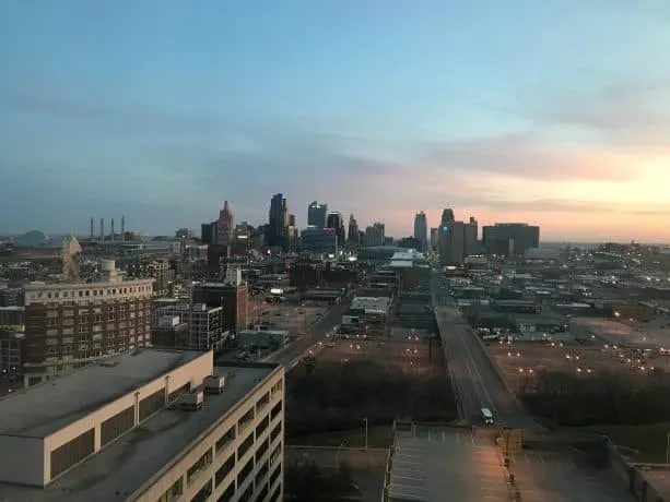 A view of the Kansas City skyline.