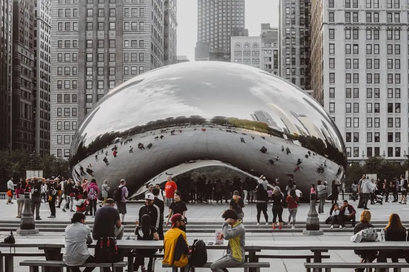 The Bean in Chicago.