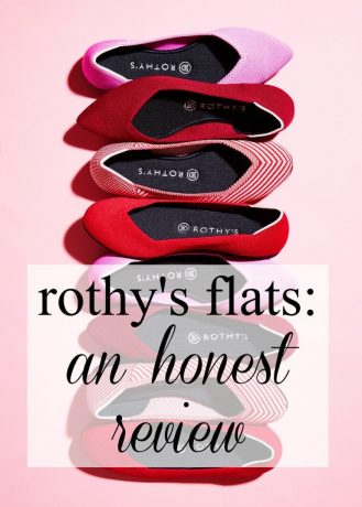 Pinterest image - Rothy's flats: an honest review