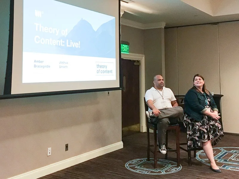 Theory of Content Live begins with Joshua Unseth and Mediavine cofounder Amber Bracegirdle.