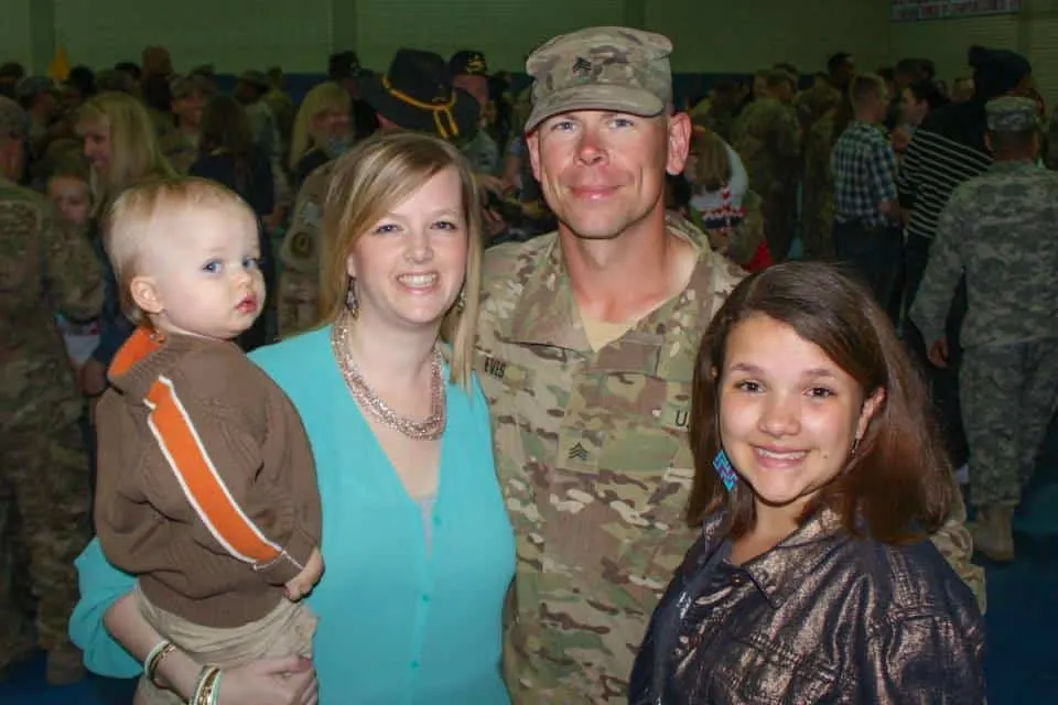 Betsy Eves and family.