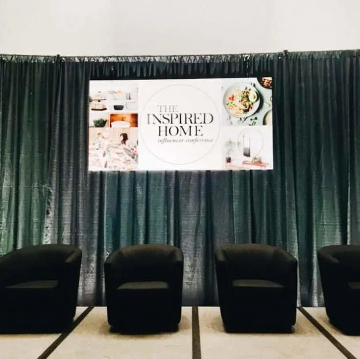 The stage lineup at Inspired Home Conference.