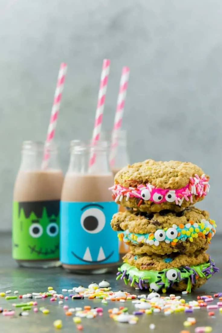Monster Cookie sandwiches from Play Party Plan