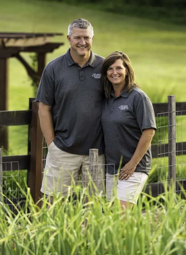 Mary and Jim Competti of Old World Garden Farms