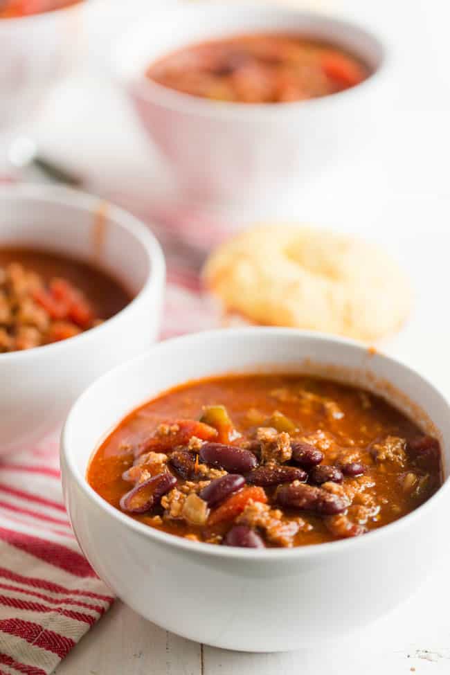 A bowl of chili from Spaceships and Laserbeams