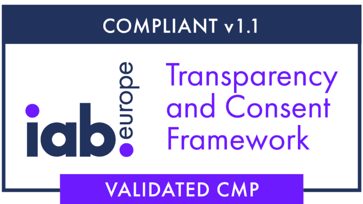 Compliant v 1.1 - iab Europe Transparency and consent framework - Validated CMP