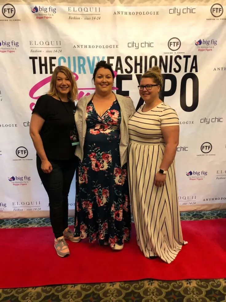 Mediavine team members at the Curvy Fashionista Style Expo.