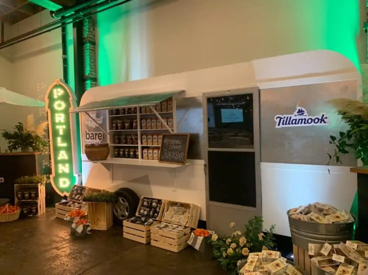 Tillamook display at Tastemaker.