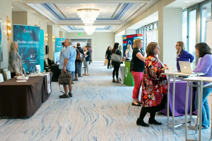 The Vendor Hall at MVCon 2019.