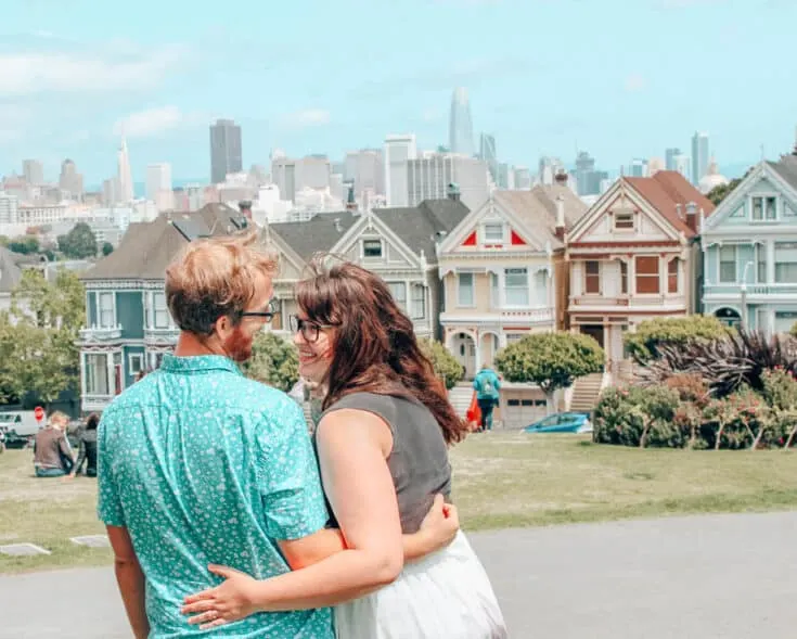 Lia Garcia visits the famous Painted Ladies in the Bay area.