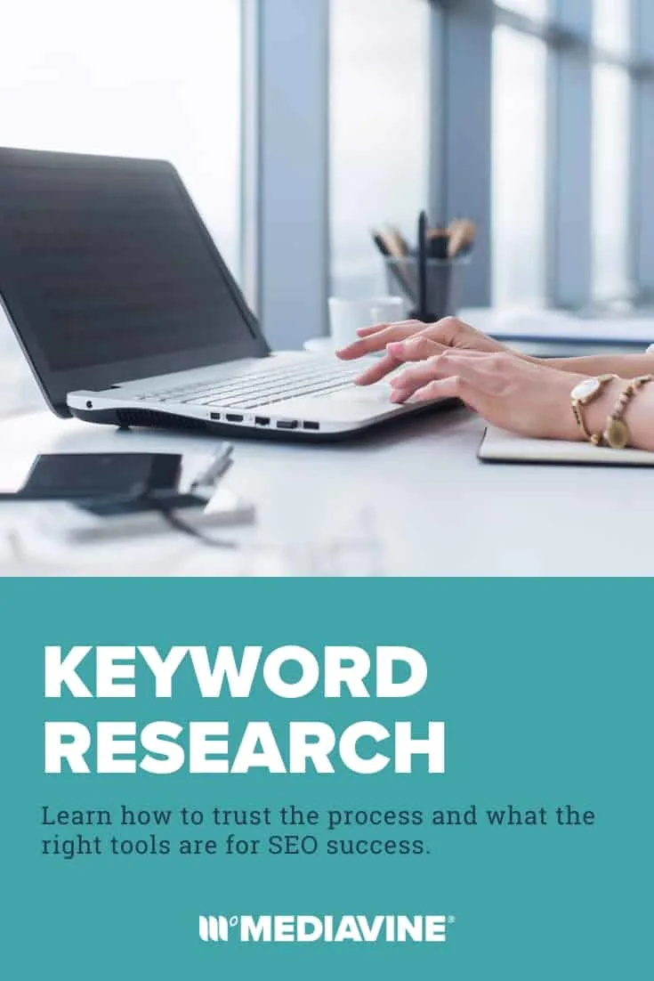 Keyword research - Learn how to trust the process and what the right tools are for SEO success. (Pinterest images)
