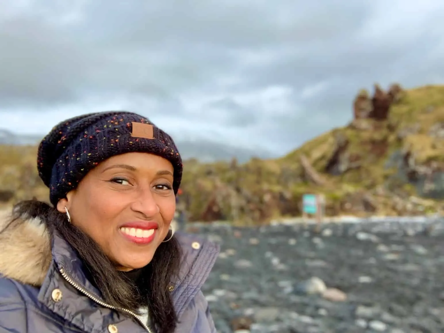 Nadeen White of The Sophisticated Life in Iceland