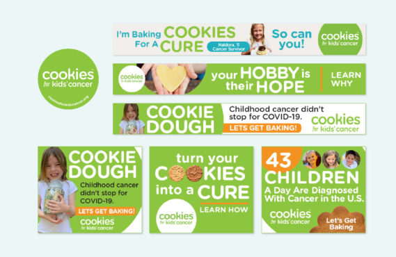 cookies for kids' cancer PSAs at mediavine