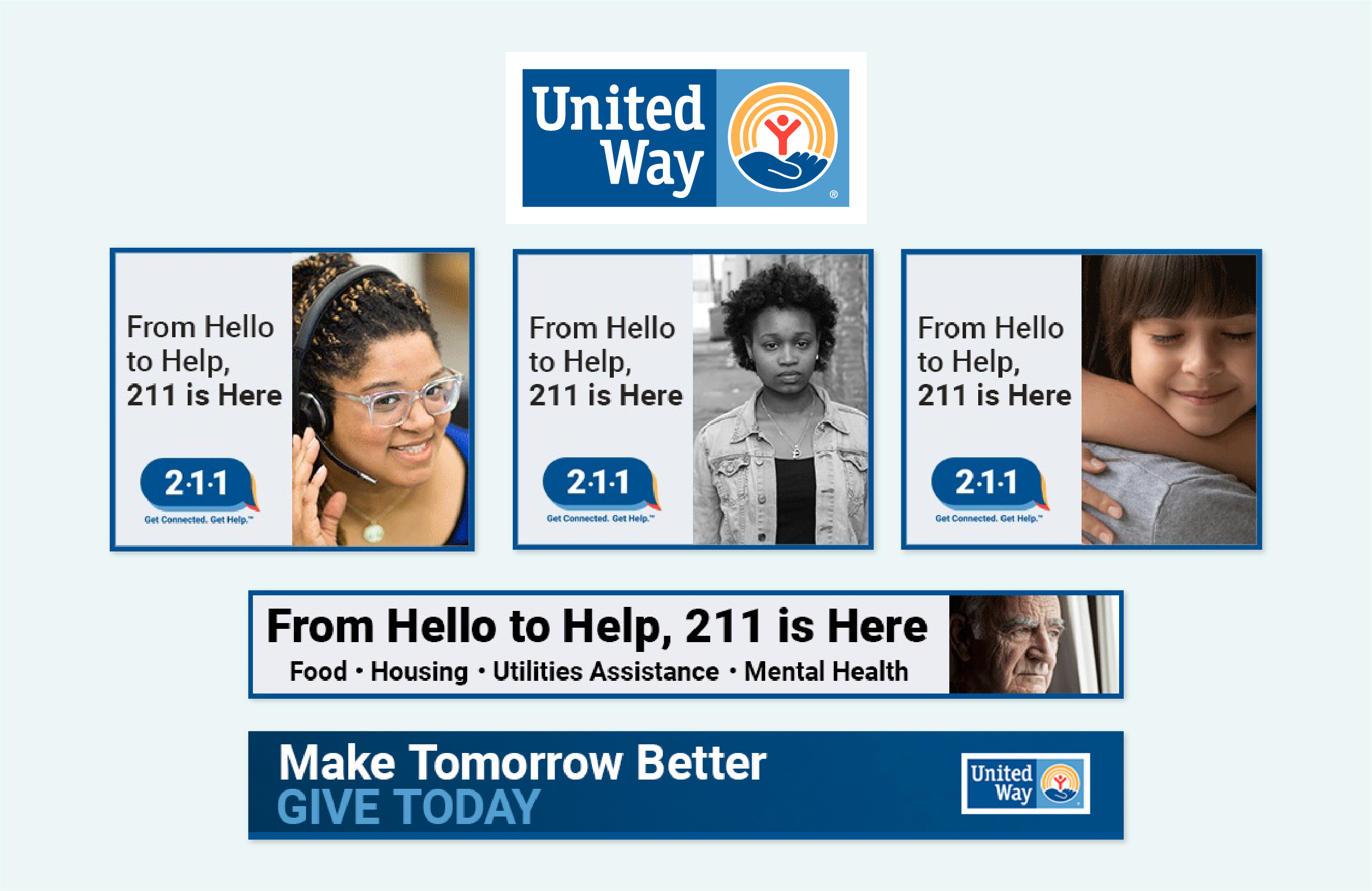 United Way PSA creatives