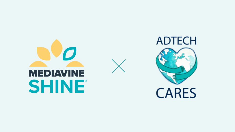 mediavine shine and adtech cares logos
