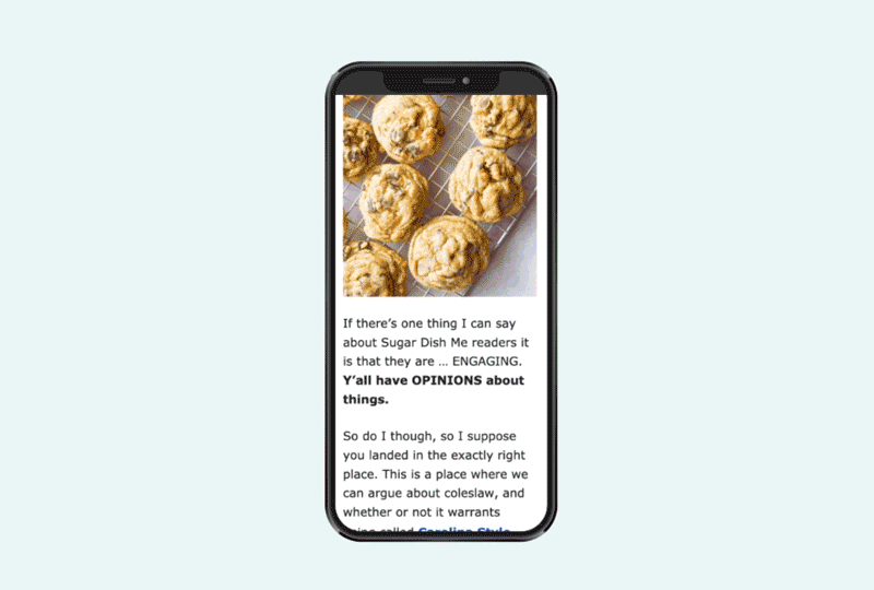 outstream mobile adhesion